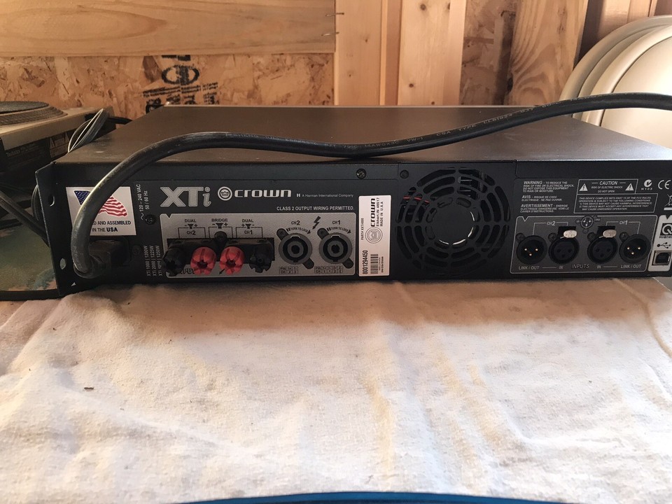 Crown XTi 4000 Power Amplifier 871015001869 eBay