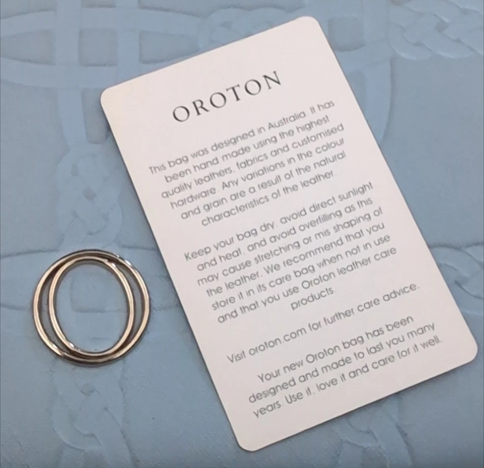 Oroton - Light Blue Clutch Bag - Image 3 of 4