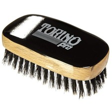 Torino Pro Soft Palm Wave Brush By Brush King 31- Curved Wavy Design for Laying
