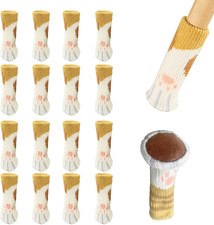 16 Stück, Stuhlbeinschoner,Stuhlsocken mit Filz,Schutz des Holzbodens,Geräuschre