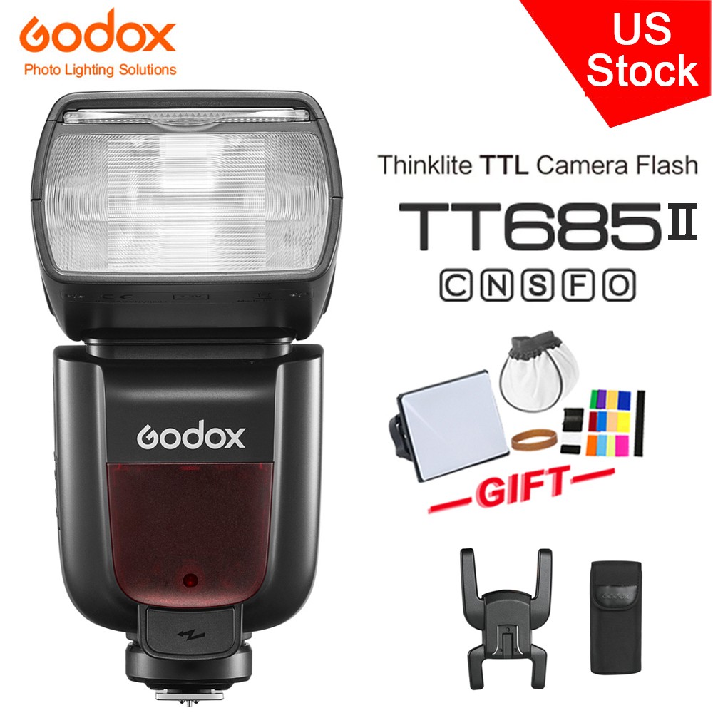 US GODOX TT685IIC/N/S/F/O TTL Flash Speedlight for Canon Nikon Sony Fuji Olympus