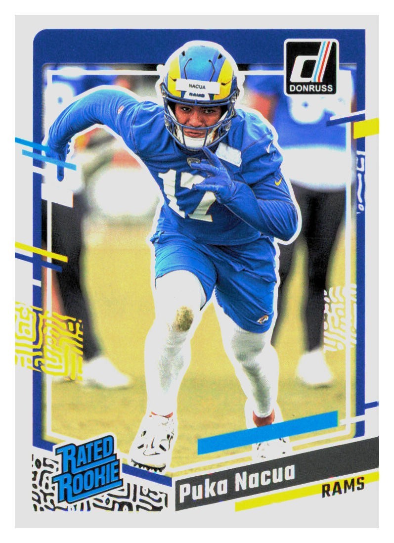 Puka Nacua 2023 Panini Donruss Rated Rookie #357 Rams Rookie RC