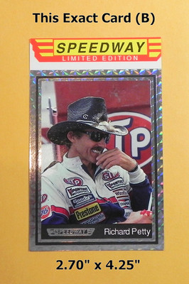 RICHARD PETTY 1991 SPEEDWAY STP Silver Prism Card 2.70'' x 4.25'' _ Exact Card (B)