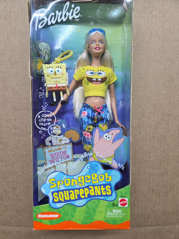 Nickelodeon Spongebob Squarepants Barbie Doll Mattel