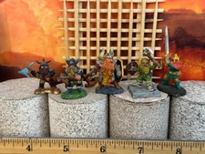 Dungeons & Dragons PRO PAINTED Dwarven Miniatures-lot of 5-DnD Pathfinder LOTR