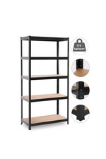 5 Tier Racking Heavy Duty Garage Shelving Storage Shelves Boltless Steel Unit