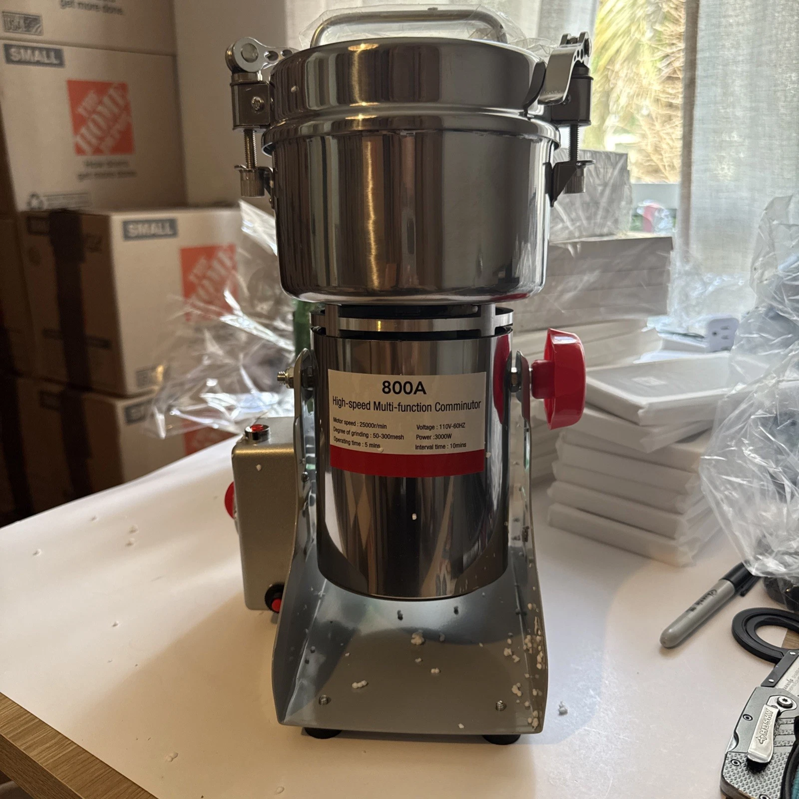 800A Electric Grain Grinder Spice Mills Commercial Superfine Powder Pulverizer
Opens in a new window