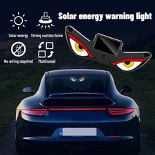 Solar Led Devil Eye Dynamic Car Light Wireless Anti-collision Window Decor Lamp