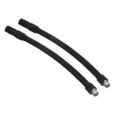2 Pcs Inflator Hose Adapter Tire Pump Replacement Air Extension Tube