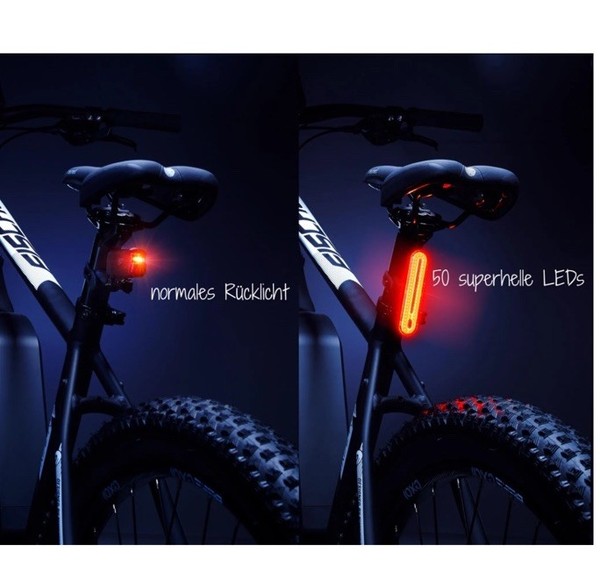 Fischer Batterie Led-RüCkleuchte Stab Mit Universalhalterung 50089-image