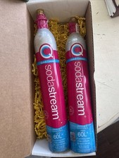 Lot of 2 SodaStream CO2 Cylinder *Quick Connect