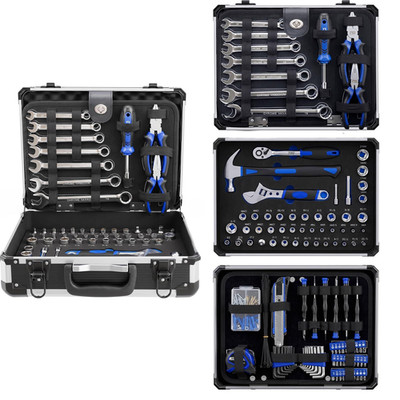 Prostormer Mechanic Tool Set, 219-Piece Basic Hand Kit Blue+black