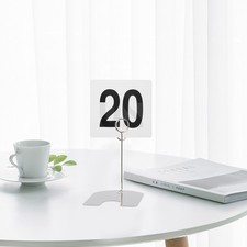 25 Pcs Wedding Number Sign Party Seating Signs Chair Numbered Table Tents