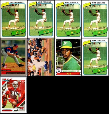 Mike Edwards (9) Card Lot - GOING, GOING  ALMOST GONE! DON T WAIT!