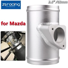 63mm/2.5" Mass Air Flow Sensor Adapter Mount MAF Intake Pipe Tube For Mazda 3/6