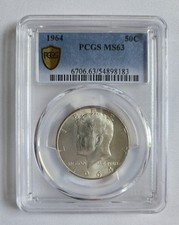 MS 63 Graded 1964 Kennedy US Half Dollars (1964-Now) for sale | eBay