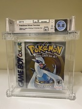 Pokemon Silver Version Nintendo Game Boy Color Sealed WATA 8.0 A+ Graded