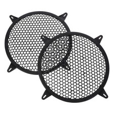2 Pcs Subwoofer Protection Cover Automotive Speaker Accessories Car Grill