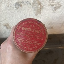Rare boite ancienne en carton medicament SPECIFIQUE ULPAT contre la DANSE ST GUY