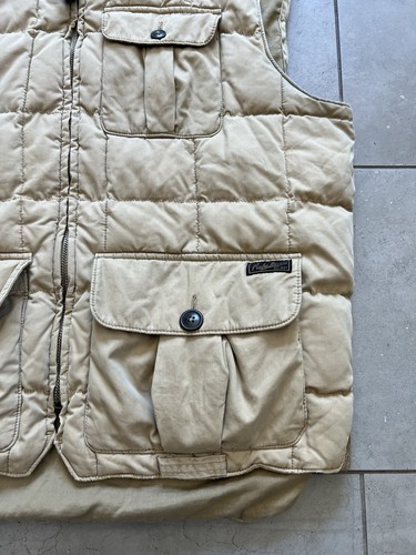 Vintage Polo Ralph Lauren Quilted Puffer Utility Cargo Fishing Vest Jacket Sz L - Picture 2 of 23
