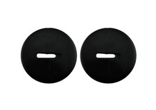 2x ALTA Slotted Crank Arm Caps – Threaded Dust Covers for Square Taper Crankset.
