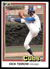Dick Tidrow 1981 Donruss #551 Chicago Cubs MLB READ FREE SHIPPING AutographDen