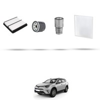 Hoffcar Set Service - 4 Filter FüR Toyota Rav 4 II 2.0 D4-D 85Kw Von 2001