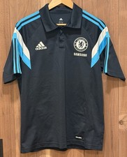 Men’s Size Large Adidas Samsung Chelsea Football Club Soccer Polo Shirt 2014/15