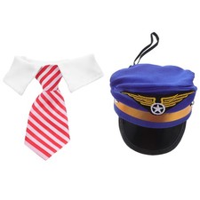 Embroidered Hat Christmas Cat Costume Dog Hats for Small Dogs