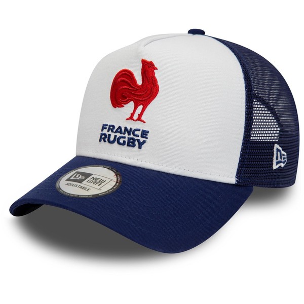 New Era A-Frame Mesh Trucker Cap - French Rugby Federation-image