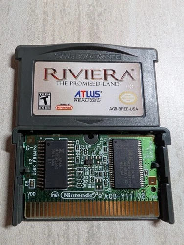 Riviera: The Promised Land Nintendo Game Boy Advance GBA Cart Only AUTHENTIC