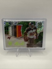2017 Panini Spectra - Rookie Patch Autographs O.J. Howard Green Prizm /50