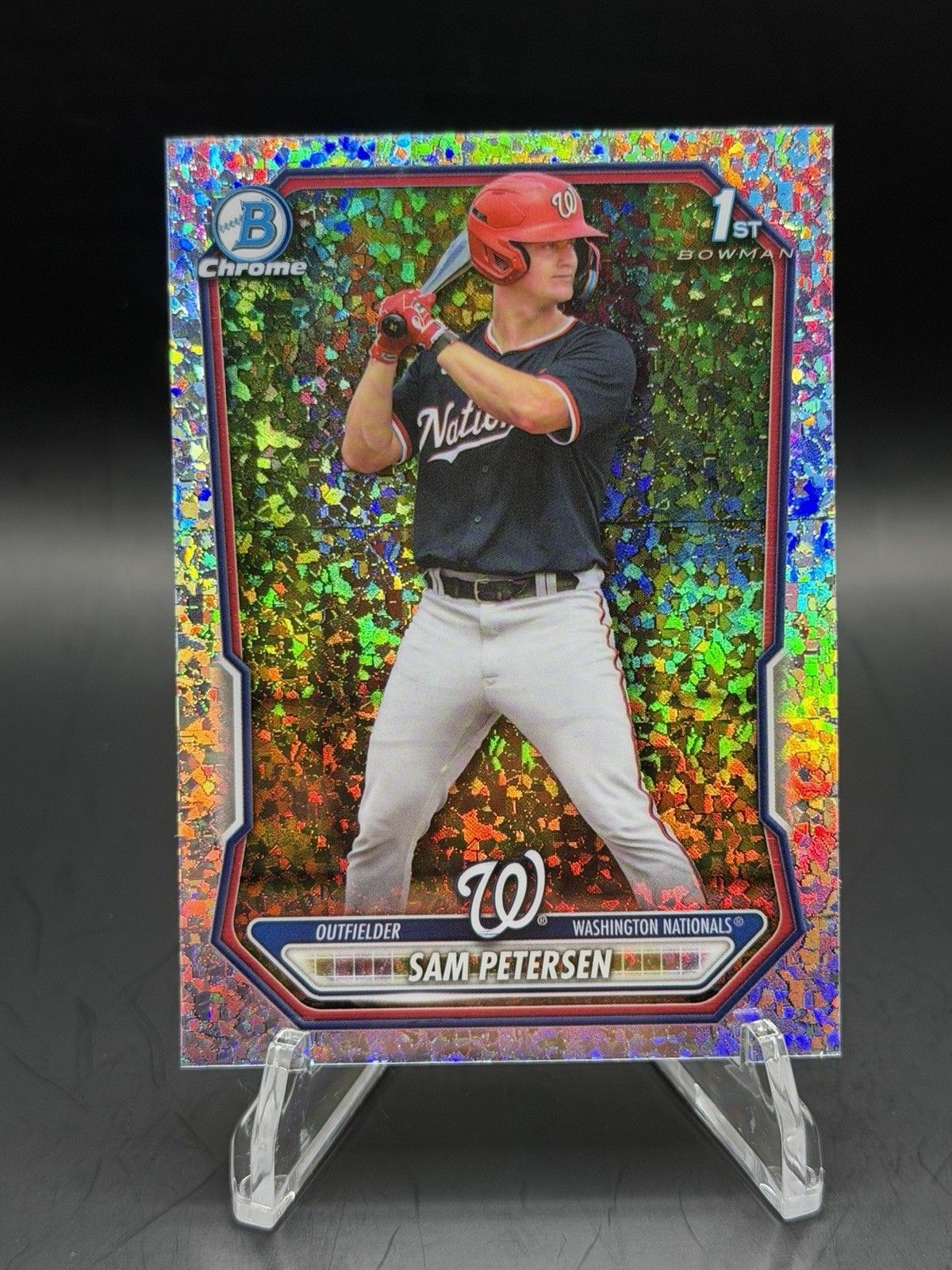 2026 Bowman - Chrome Prospects Sam Petersen #BCP-122 Mini-Diamond Refractor 1st