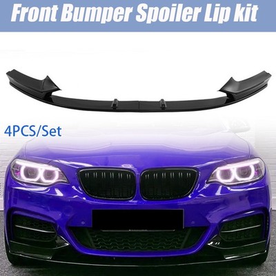Performance Style Front Lip Splitter For 14-2021 BMW F22 2 Series M Sport Bumper