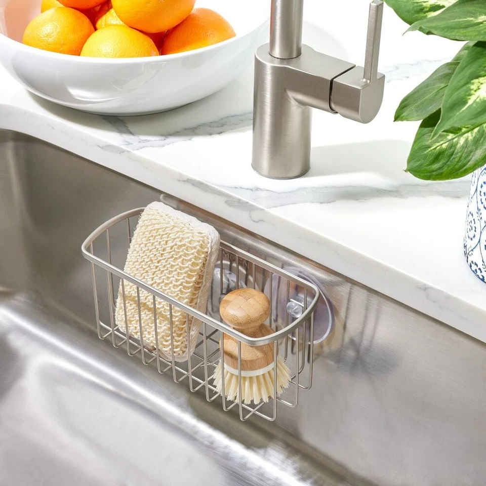 Cesta de ducha de succión, organizador de ducha sin taladro Foto 4 de 4