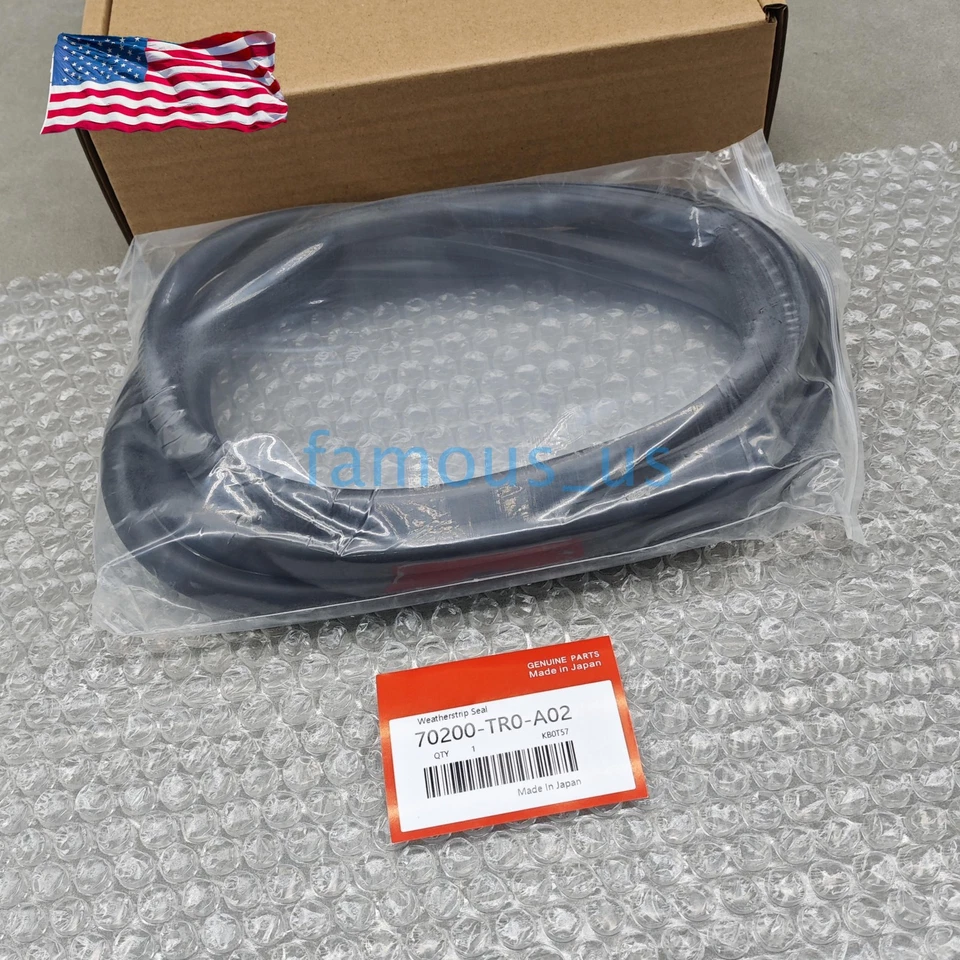 Nuevo sello de resistencia de vidrio para techo corredizo para Honda Civic 2012-2015 70200-TR0-A02 EE. UU. Foto 3 de 4