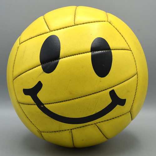 Smiley Happy Face Volleyball Vintage Novelty Yellow Beach 8 INCH