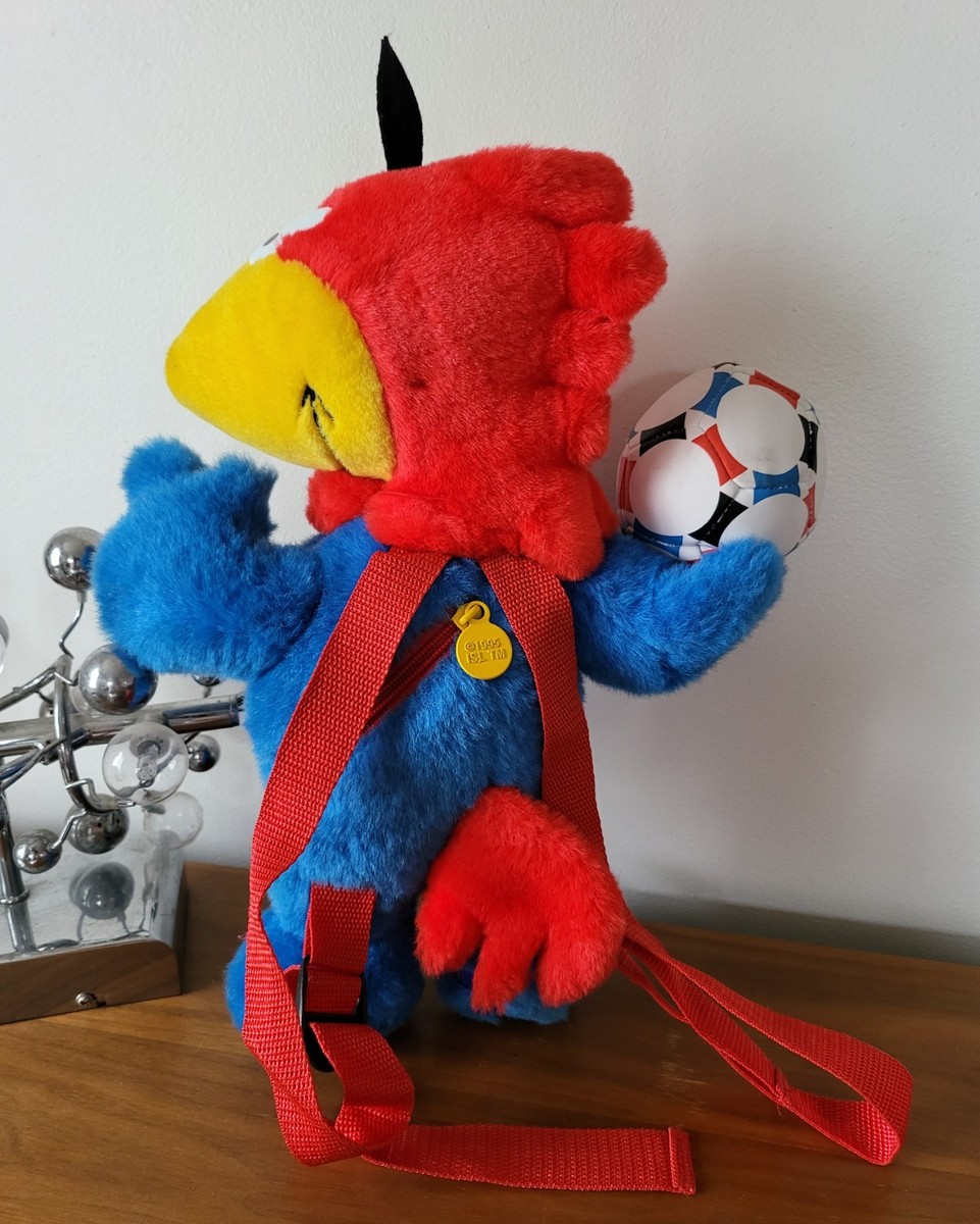 3 ⚜Mascotte Peluche Doudou Sac à Dos Footix Coupe du Monde
