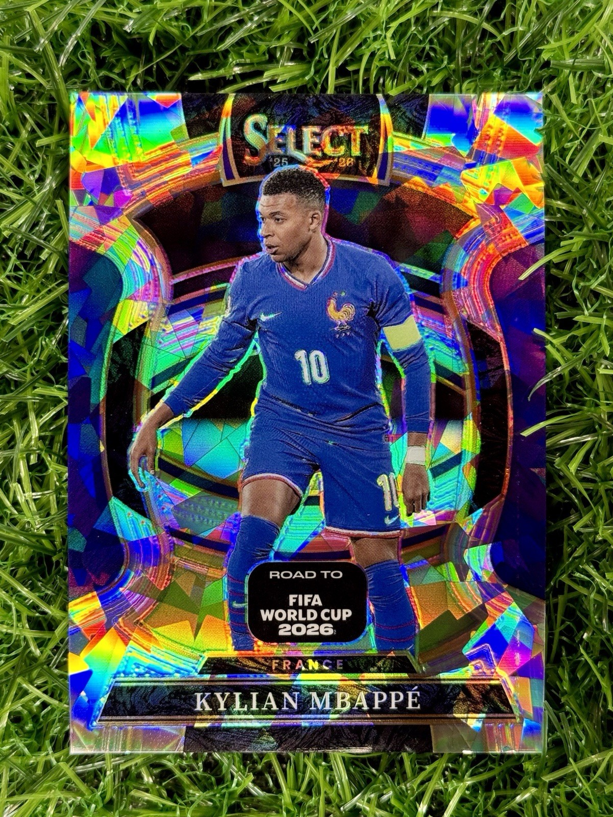 2025-26 Select FIFA World Cup KYLIAN MBAPPE Terrace Cracked Ice Prizm #80 France