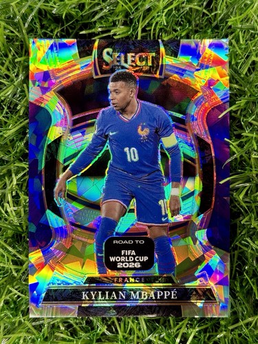 2025-26 Select FIFA World Cup KYLIAN MBAPPE Terrace Cracked Ice Prizm #80 France