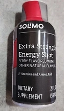 Solimo Extra Strength Energy Shots - 2 oz Bottles - Buy As Many As You Want- New
