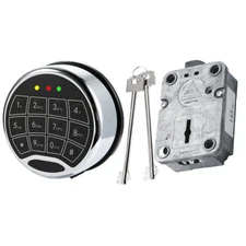  Ambition Electronic Safe Lock Replacement Swing Bolt Lock With 2 Override Keys
