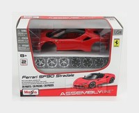 1:24 Maisto Ferrari Sf90 Hybrid Stradale 2019 Red Black MI39137-KIT Modellbau