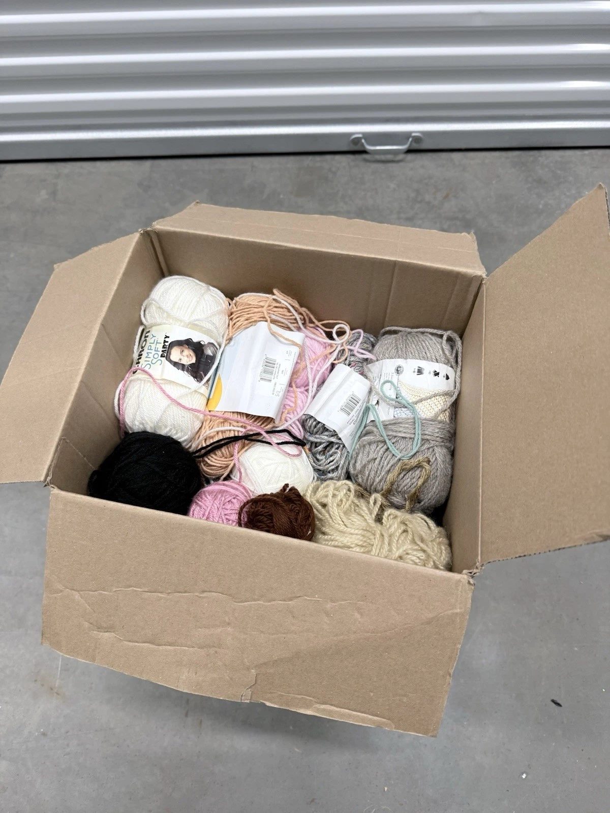 Huge Yarn Lot Assorted Colors/Materials/Size Wool Cotton Polyester FREE SHIPPING - product detail image 10