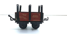 Sconosciuto scala 0 carro a cremagliera 1744 "carro in lamiera" - senza scatola originale # 9337