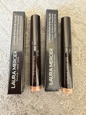 2 X LAURA MERCIER Caviar Stick Eye Color - Rosegold - Brand NEW - Mini Eyeshadow