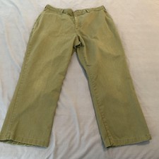 Boy Scouts Of America Uniform Pants Mens Medium Olive Green Straight Leg