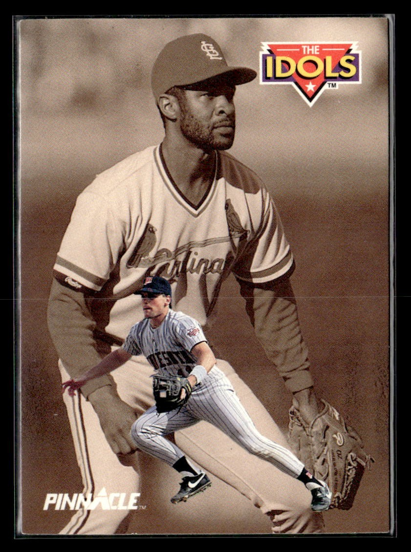 Ozzie Smith, Chuck Knoblauch #285 Baseball Cards 1992 Pinnacle trading card — raw and PSA graded price guide