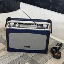 Roberts DAB+ DAB FM Stereo Radio RD-11 Portable Pause-Plus Wood Battery Mains