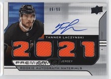 2021 Upper Deck Premier Rookie Jersey 86/99 Tanner Laczynski #PRA-TL Auto 11cb